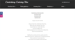 Desktop Screenshot of canterburycateringhire.co.uk