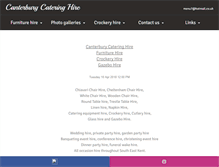 Tablet Screenshot of canterburycateringhire.co.uk